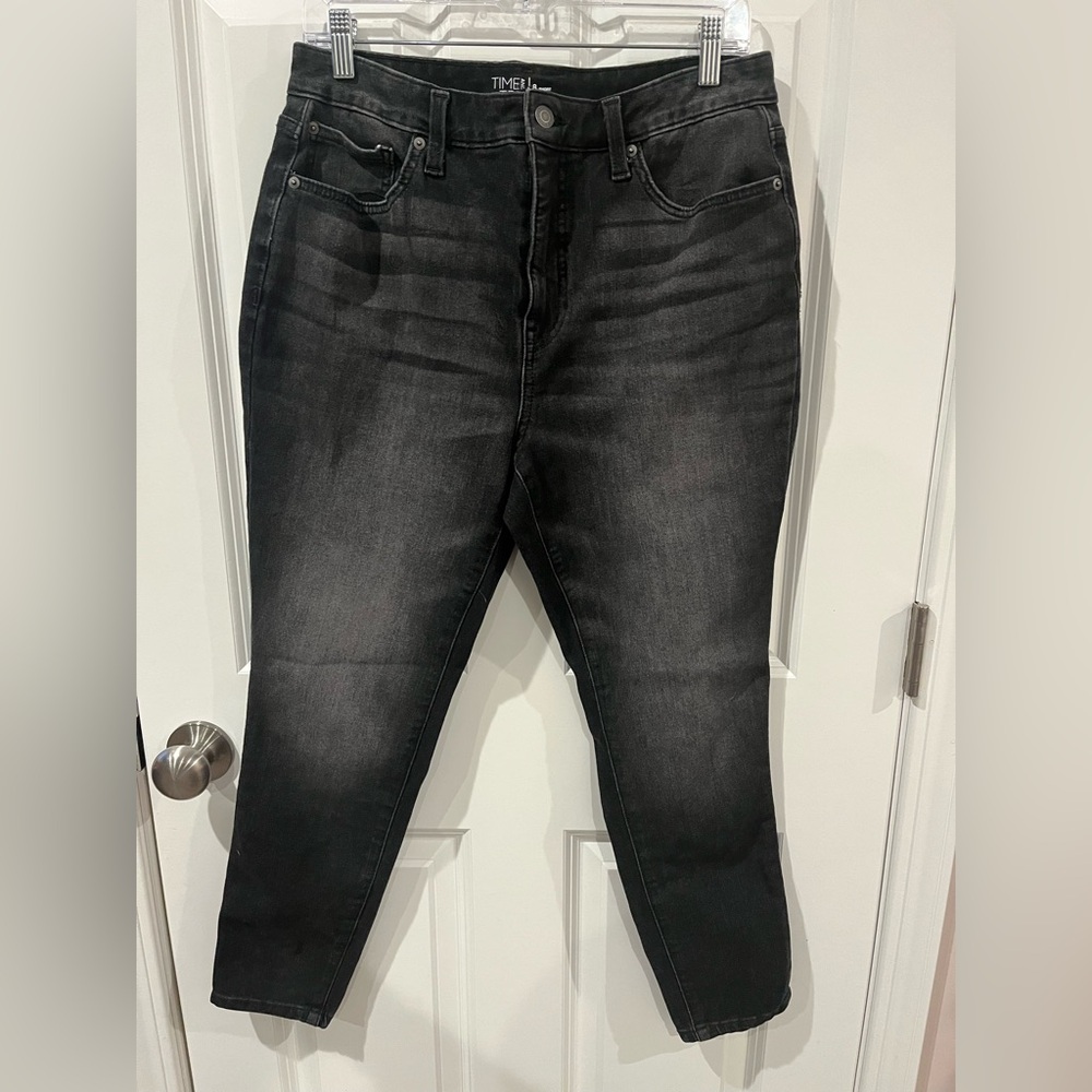 Time and Tru Black High Rise Curvy Size 8s